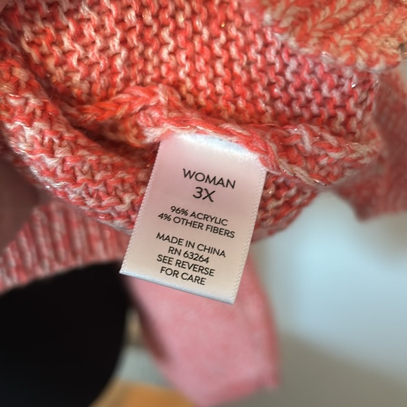 Dress Barn Westport Cable Knit Sweater size 3X NWT - Picture 10 of 10